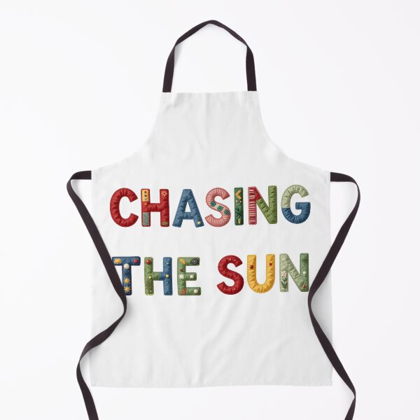 Item preview, CHASING THE SUN - IN COLORFUL FAUX LETTERING designed and sold by AlexOBrienArt.