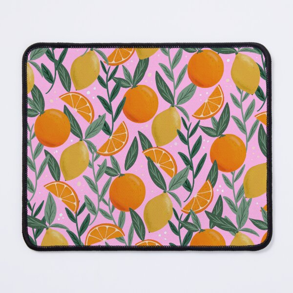 Item preview, Pink La Dolce Vita Citrus Pattern designed and sold by Jessica Morris Designs.