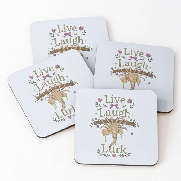 Item preview, Alien Funny Facehugger Live Laugh Lurk designed and sold by ChunkByChunk.