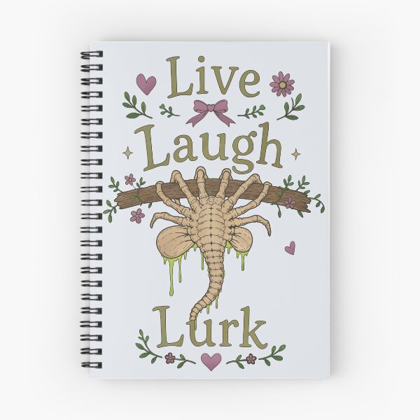 Item preview, Alien Funny Facehugger Live Laugh Lurk designed and sold by ChunkByChunk.