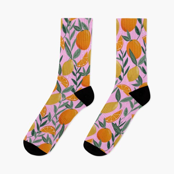 Item preview, Pink La Dolce Vita Citrus Pattern designed and sold by Jessica Morris Designs.