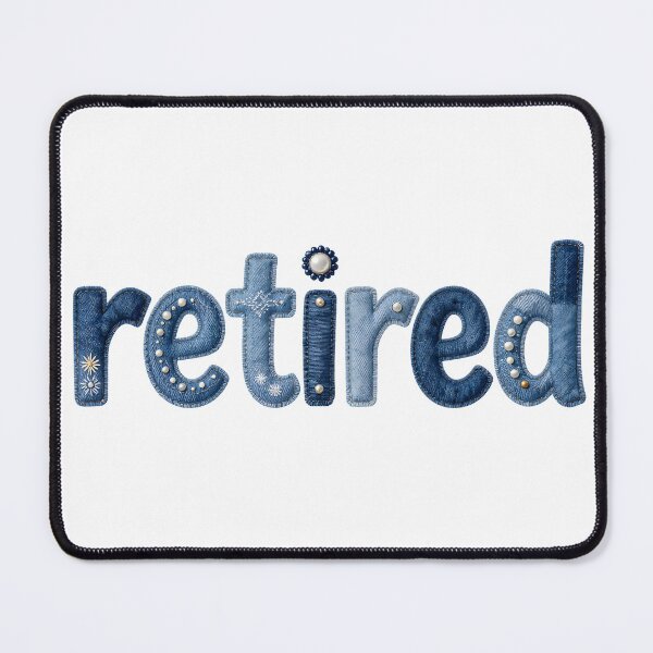 Item preview, RETIRED - IN FAUX DENIM LETTERING designed and sold by AlexOBrienArt.