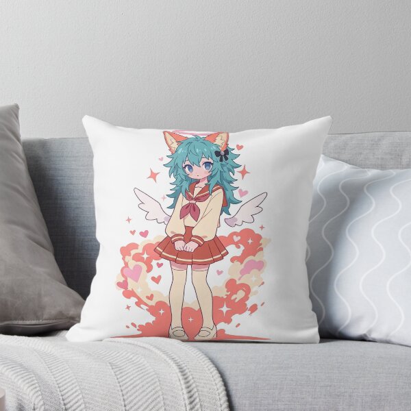 Item preview, Cute Angel Anime girl with fox ears designed and sold by Ranasko.
