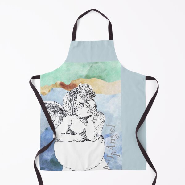 Item preview, Pop-Up Angel Among The Clouds (Original Ink Drawing by ACCI) designed and sold by VanyssaGraphics.