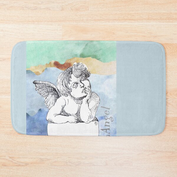 Item preview, Pop-Up Angel Among The Clouds (Original Ink Drawing by ACCI) designed and sold by VanyssaGraphics.