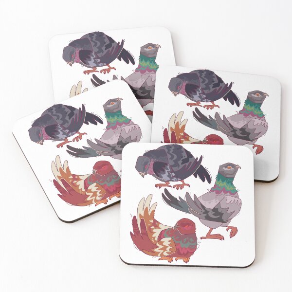 Item preview, pigeons designed and sold by RustyOrangee.