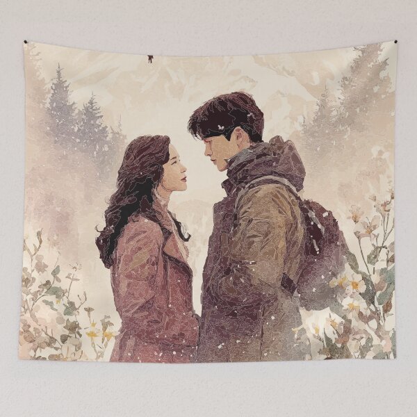 Item preview, Unexpected Landing - Winter Romance designed and sold by Nibi Store.