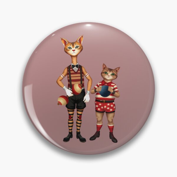Item preview, Anthropomorphic Circus Cats | Gift for Circus Lover designed and sold by UnhingedBird.