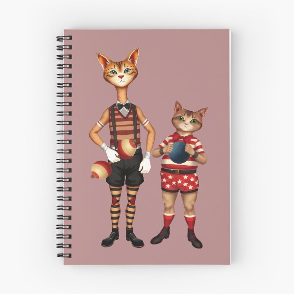 Item preview, Anthropomorphic Circus Cats | Gift for Circus Lover designed and sold by UnhingedBird.