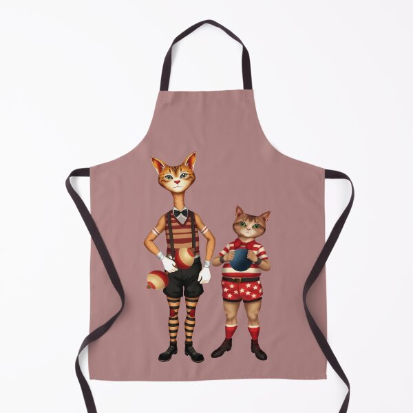 Item preview, Anthropomorphic Circus Cats | Gift for Circus Lover designed and sold by UnhingedBird.