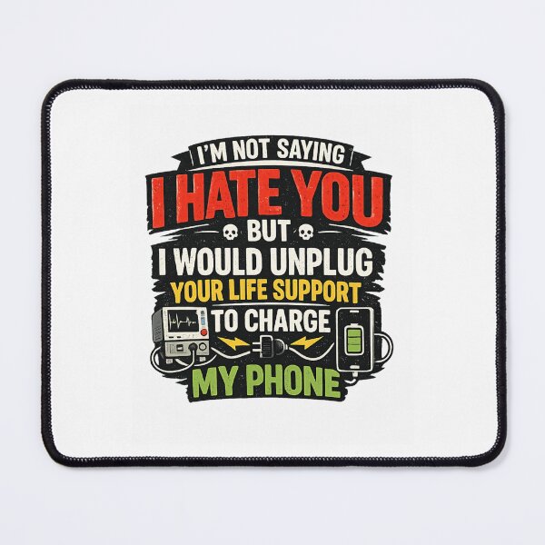 Item preview, Dark Humor Life Support Phone Charge Quote designed and sold by THISisIT-eshop.