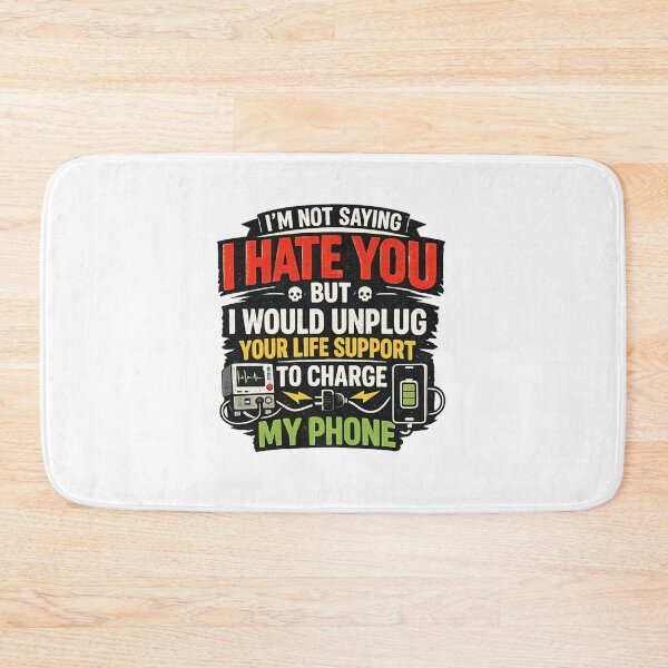Item preview, Dark Humor Life Support Phone Charge Quote designed and sold by THISisIT-eshop.