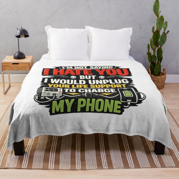 Item preview, Dark Humor Life Support Phone Charge Quote designed and sold by THISisIT-eshop.