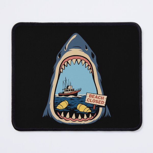Item preview, Jaws Beach Closed Jaws Shark designed and sold by ChunkByChunk.