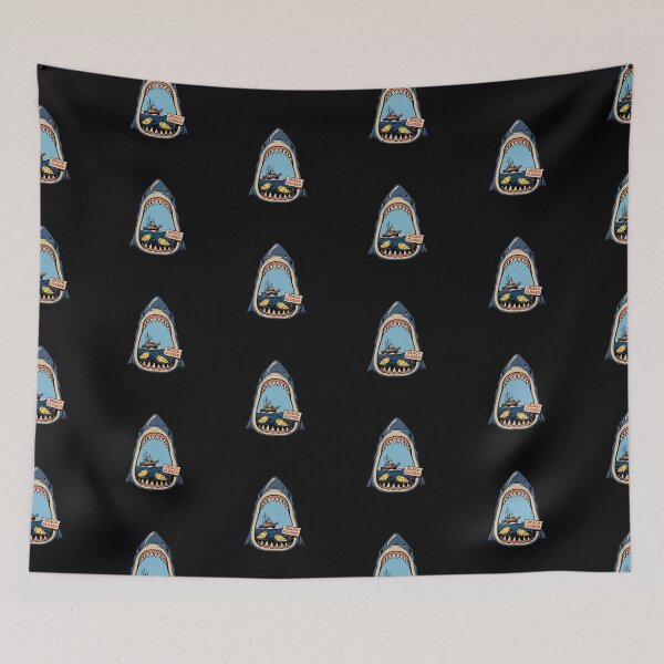 Item preview, Jaws Beach Closed Jaws Shark designed and sold by ChunkByChunk.