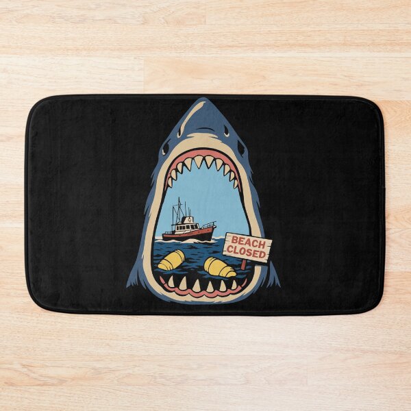 Item preview, Jaws Beach Closed Jaws Shark designed and sold by ChunkByChunk.