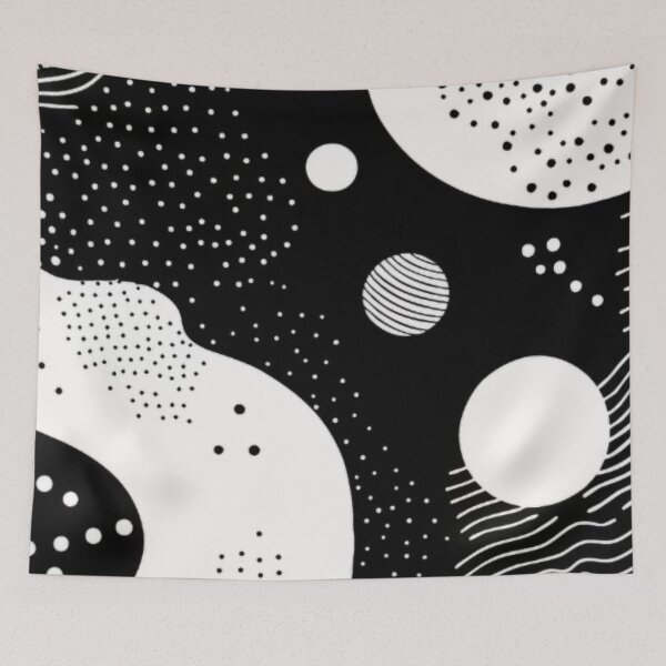 Item preview, Minimal Monochrome Dots & Lines designed and sold by Ve state official.