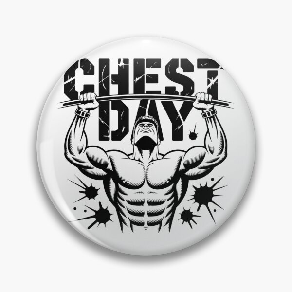 Item preview, Monday Chest Day – Funny Gym Workout Motivation Design designed and sold by Sparkofart07.