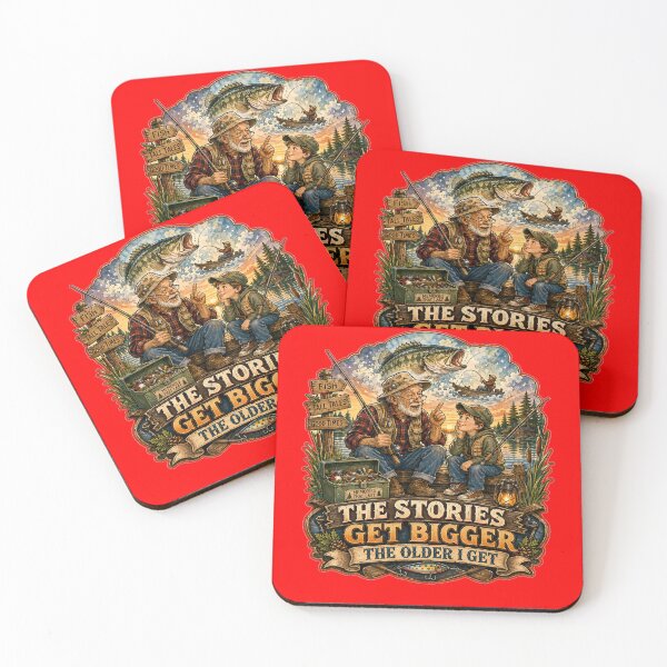 Item preview, Fishing Humor Design The Stories Get Bigger The Older I Get designed and sold by fantasticdesign.