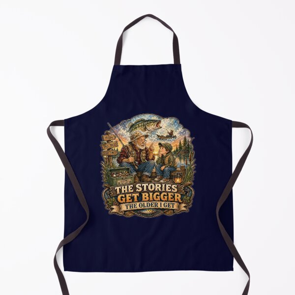 Item preview, Fishing Humor Design The Stories Get Bigger The Older I Get designed and sold by fantasticdesign.