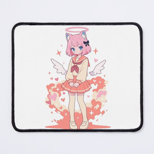 Item preview, Angel Anime girl with cat ears designed and sold by Ranasko.