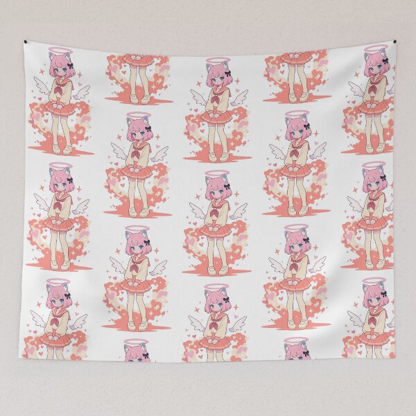 Item preview, Angel Anime girl with cat ears designed and sold by Ranasko.