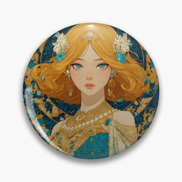 Item preview, Libra 2 - Golden Libra Goddess Mosaic Zodiac Art designed and sold by NikaNavi.