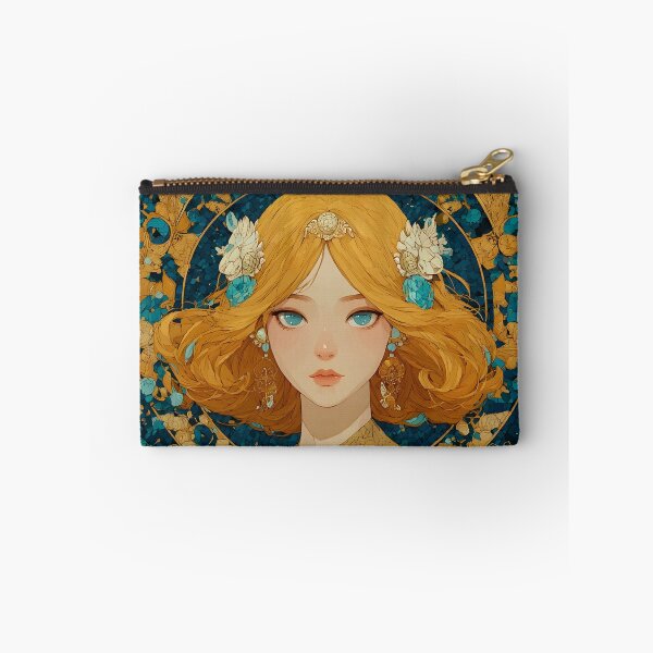 Item preview, Libra 2 - Golden Libra Goddess Mosaic Zodiac Art designed and sold by NikaNavi.