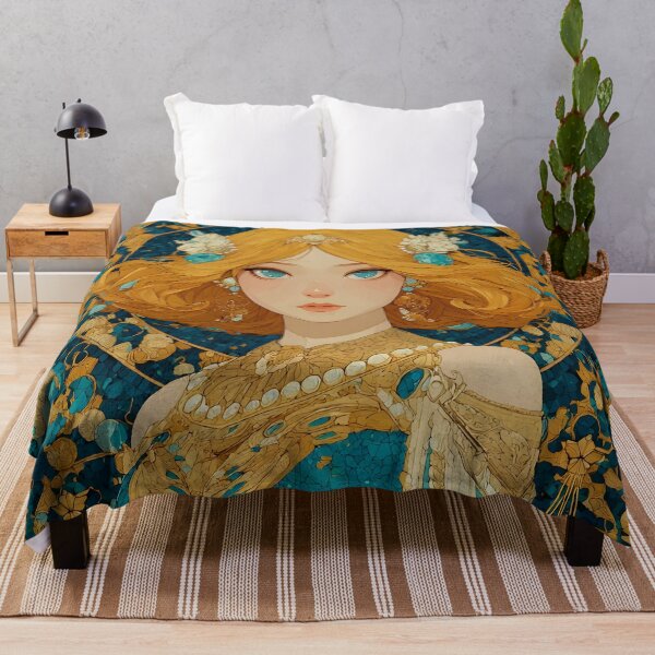 Item preview, Libra 2 - Golden Libra Goddess Mosaic Zodiac Art designed and sold by NikaNavi.
