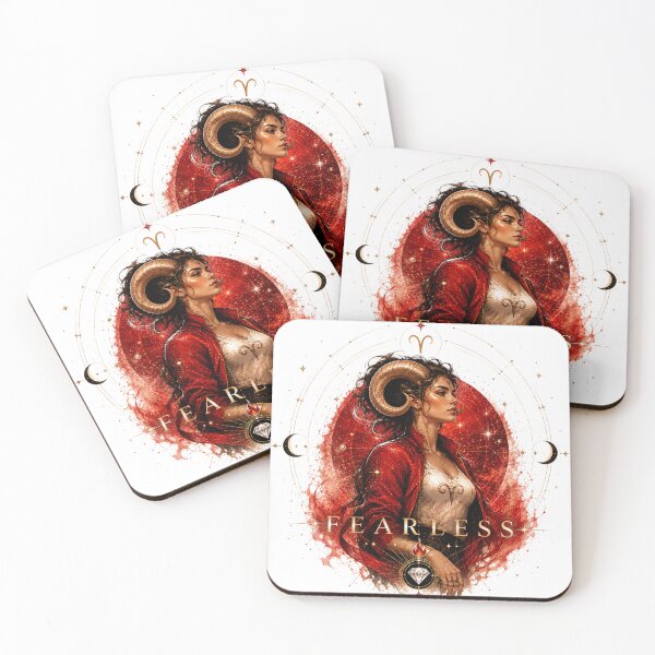Item preview, Aries Zodiac Fearless Fire Sign Aesthetic Art designed and sold by KireaDesigns.