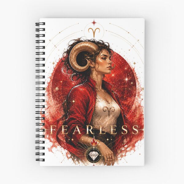 Item preview, Aries Zodiac Fearless Fire Sign Aesthetic Art designed and sold by KireaDesigns.