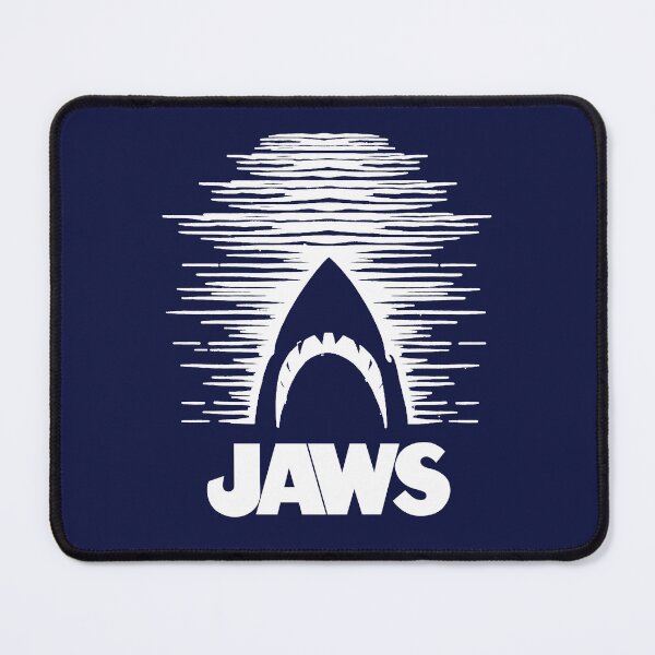 Item preview, Jaws Silhouette jaws poster minimalist designed and sold by ChunkByChunk.