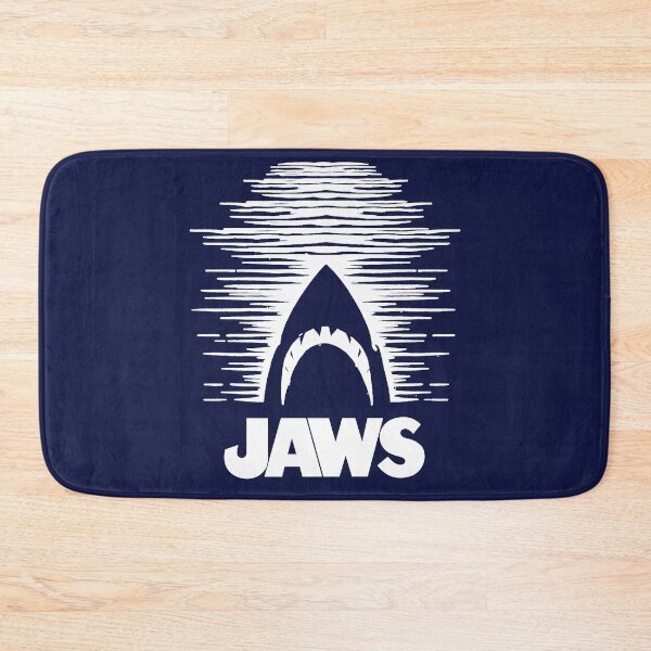 Item preview, Jaws Silhouette jaws poster minimalist designed and sold by ChunkByChunk.