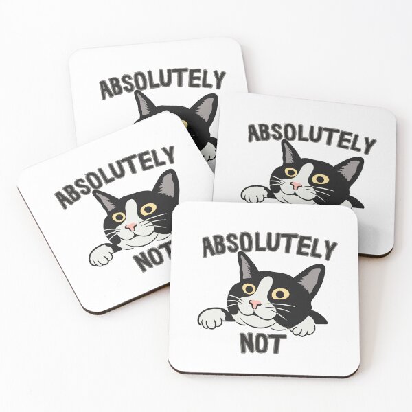 Item preview, Absolutely Not Cat Design designed and sold by AdicretorDesign.