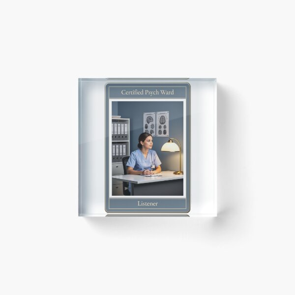 Item preview, Certified Psych Ward Listener Funny Psych Nurse Gift designed and sold by YMLux.