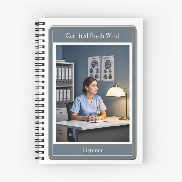 Item preview, Certified Psych Ward Listener Funny Psych Nurse Gift designed and sold by YMLux.