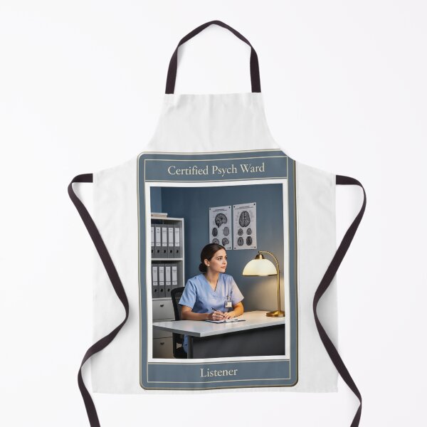 Item preview, Certified Psych Ward Listener Funny Psych Nurse Gift designed and sold by YMLux.