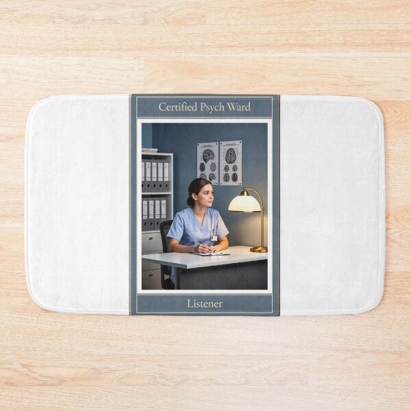 Item preview, Certified Psych Ward Listener Funny Psych Nurse Gift designed and sold by YMLux.