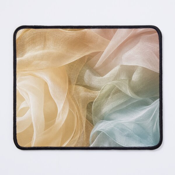 Item preview, Champagne Sheer Textile Waves designed and sold by frumixart.