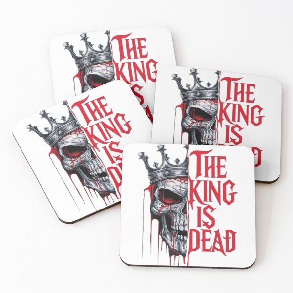 Item preview, The King Is Dead ☠️? | Skeleton Crown Dark Art designed and sold by PrintWavePro.