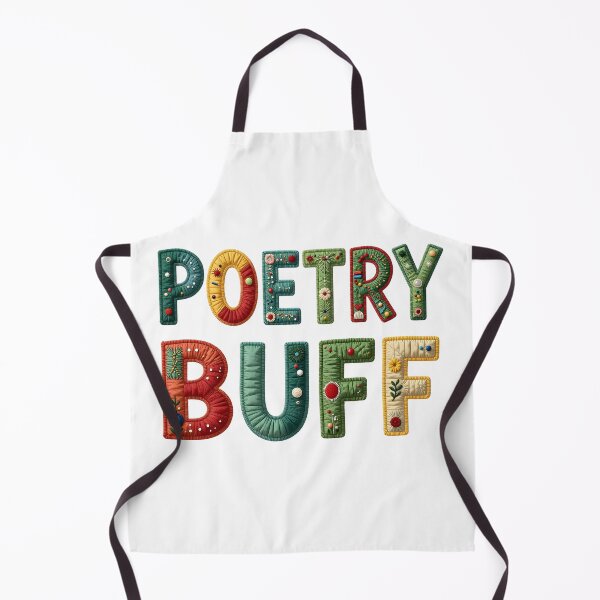 Item preview, POETRY BUFF - IN COLORFUL FAUX LETTERING designed and sold by AlexOBrienArt.