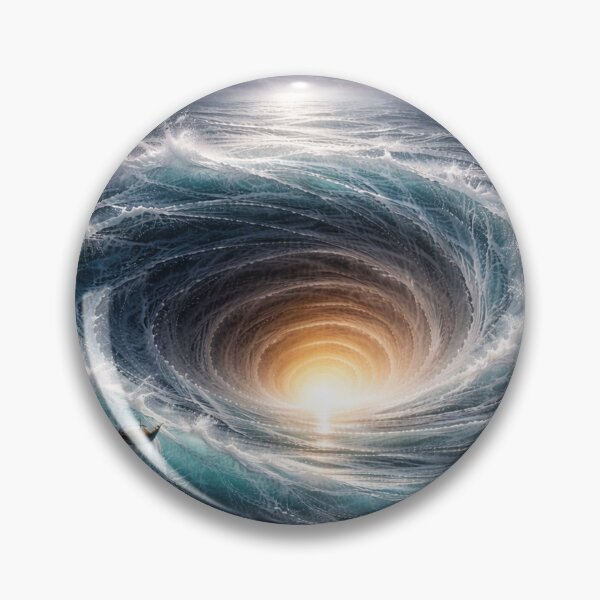 Item preview, Storm Whirlpool Fantasy Ocean designed and sold by JcAbstractArt.