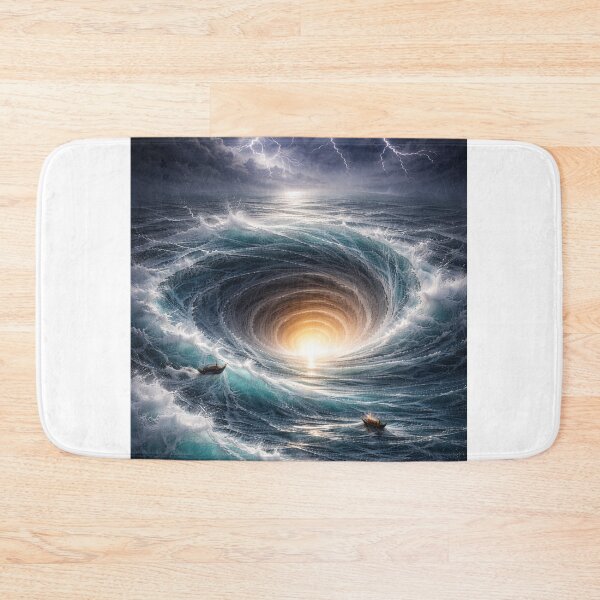 Item preview, Storm Whirlpool Fantasy Ocean designed and sold by JcAbstractArt.