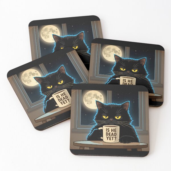 Item preview, Is He Dead Yet Cat designed and sold by Majerdesign.