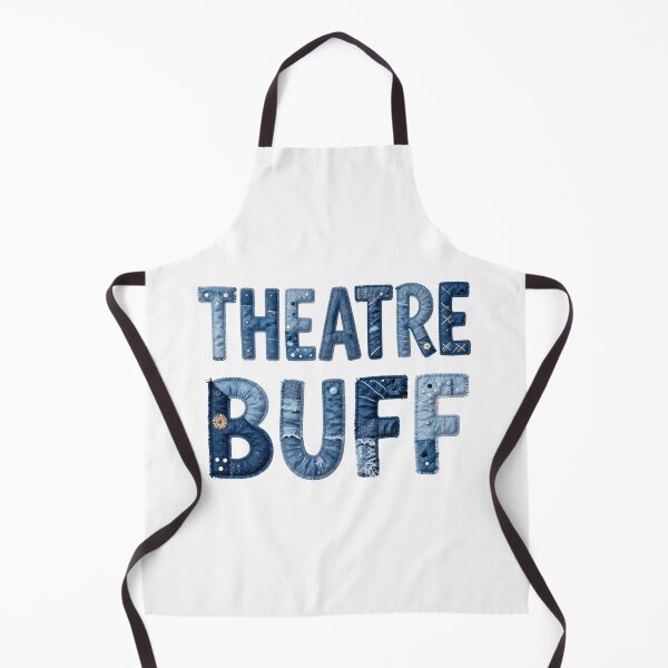Item preview, THEATRE BUFF - IN DENIM FAUX LETTERING designed and sold by AlexOBrienArt.