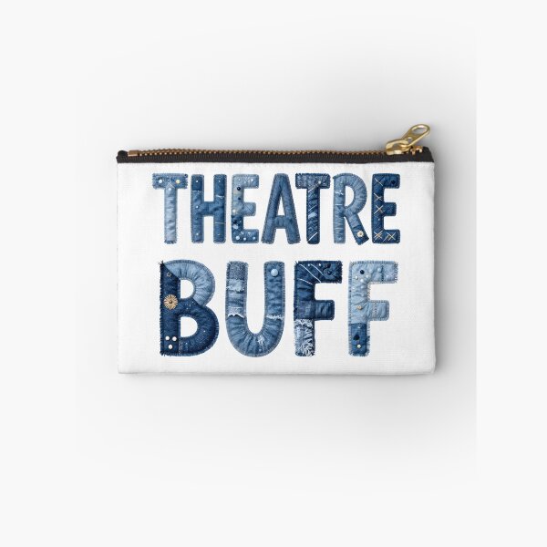 Item preview, THEATRE BUFF - IN DENIM FAUX LETTERING designed and sold by AlexOBrienArt.