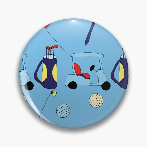 Item preview, Par Tee Pattern – Golf Cart & Tee Time -Illustrated by Keesh designed and sold by 914Design.