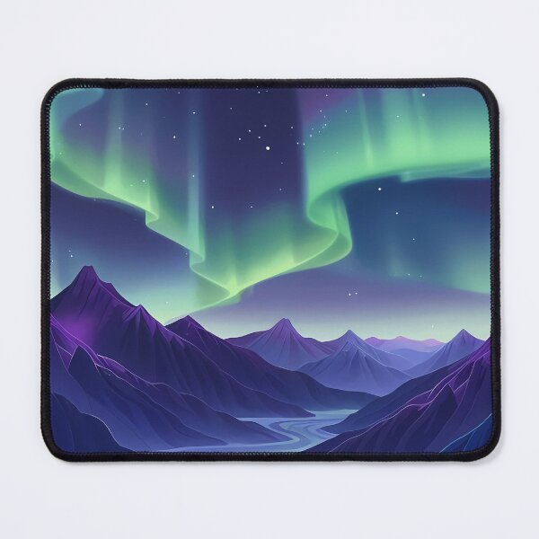 Item preview, Northern Lights Mountain designed and sold by felix.illustrates.