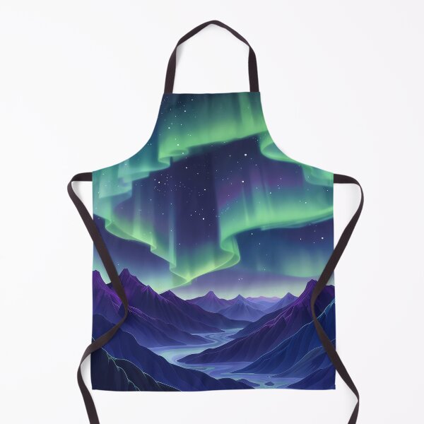 Item preview, Northern Lights Mountain  designed and sold by felix.illustrates.