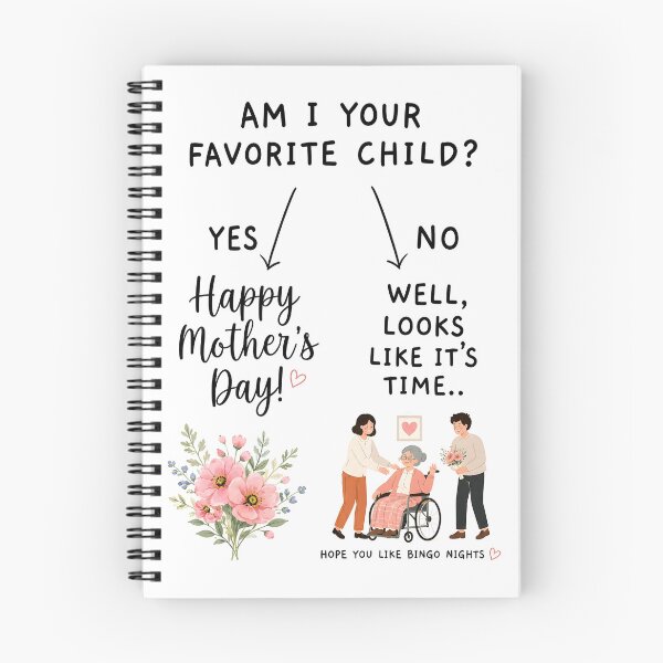 Item preview, Funny Favorite Child Mother’s Day Card | Sarcastic Sibling Rivalry Greeting for Mom designed and sold by Aesthetic-Avenue.